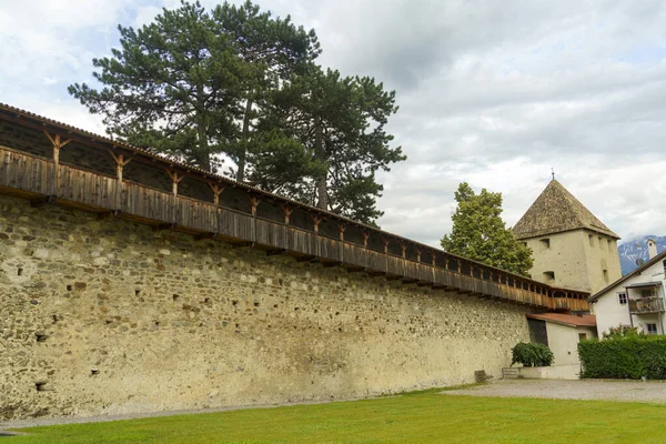 Glorenza Glurns Bolzano Trentino Alto Adige Włochy Historyczne Miasto Dolinie — Zdjęcie stockowe