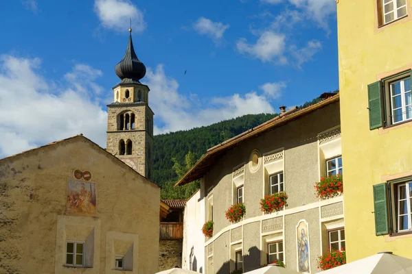 Glorenza Glurns Bolzano Trentino Alto Adige Itália Cidade Histórica Vale — Fotografia de Stock