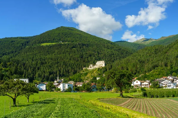 Horská Krajina Podél Silnice Glorenza Prato Allo Stelvio Provincie Bolzano — Stock fotografie