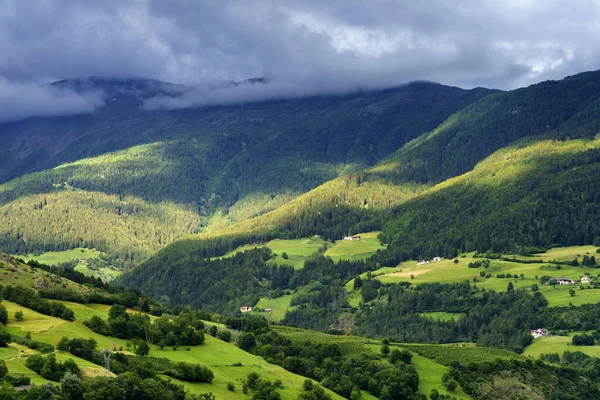 Glorenza Glurns Bolzano Trentino Alto Adige Itália Cidade Histórica Vale — Fotografia de Stock