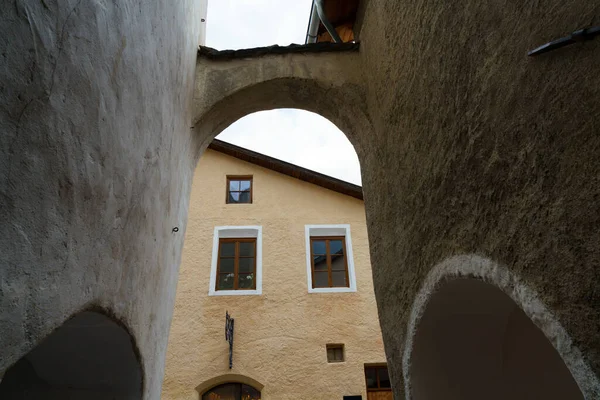 Glorenza Avagy Glurns Bolzano Trentino Alto Adige Olaszország Történelmi Város — Stock Fotó
