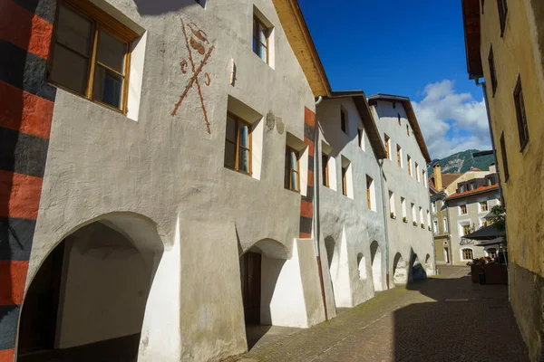 Glorenza Glurns Bolzano Trentino Alto Adige Itália Cidade Histórica Vale — Fotografia de Stock