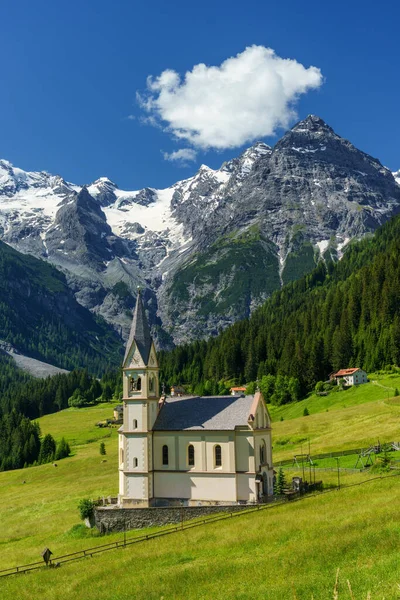 Paisagem Montanha Longo Estrada Para Stelvio Pass Província Bolzano Trentino — Fotografia de Stock