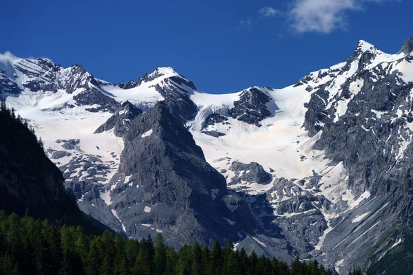Horská Krajina Podél Silnice Průsmyku Stelvio Provincie Bolzano Trentino Alto — Stock fotografie