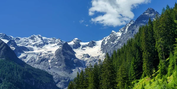 Ορεινό Τοπίο Κατά Μήκος Του Δρόμου Προς Stelvio Περάσει Επαρχία — Φωτογραφία Αρχείου