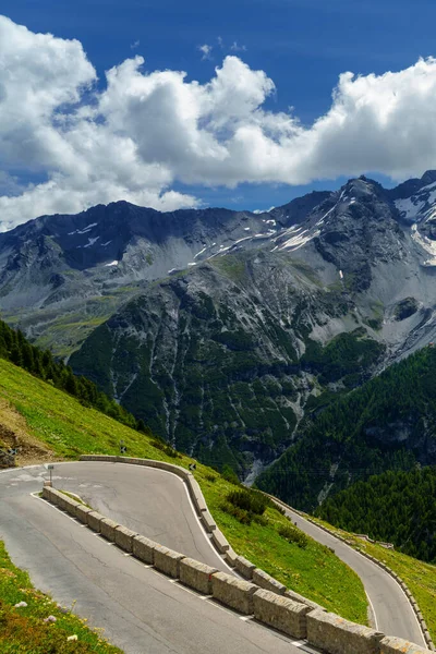 Berglandschaft Entlang Der Straße Zum Stilfserjoch Provinz Bozen Trentino Südtirol — Stockfoto