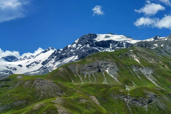 Bergslandskap Längs Vägen Till Stelvio Pass Bolzano Provinsen Trentino Alto — Stockfoto