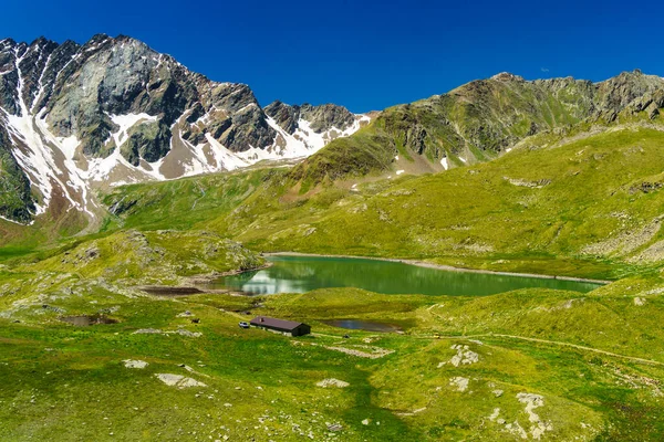 Passo Gavia Brescia Province Lombardy Italy Landscape Mountain Pass Summer — Stock Photo, Image