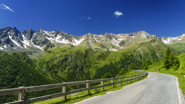 Passo Gavia Brescia Province Lombardy Italy Landscape Mountain Pass Summer — Stock Photo, Image