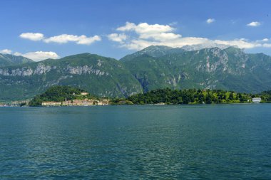 Como Gölü, ya da Lario, Tremezzo, Lombardy, İtalya, yaz mevsiminde