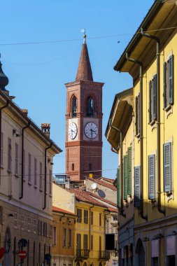 Abbiategrasso, Milan Eyaleti, Lombardiya, İtalya: tarihi şehrin eski binaları