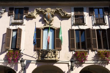 Abbiategrasso, Milan Eyaleti, Lombardiya, İtalya: tarihi şehrin eski binaları