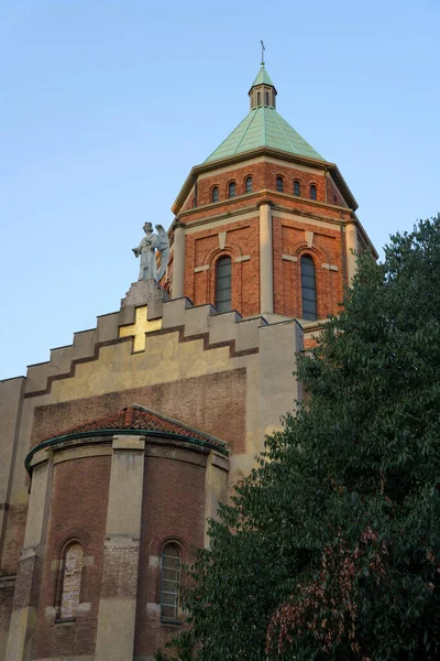 Milan Lombardy Italy Exterior Madonna Lourdes Church — Stock Photo, Image