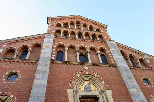 Milão Lombardia Itália Fachada Histórica Igreja Sant Agostino Longo Copernico — Fotografia de Stock