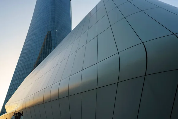 Mailand Italien Moderner Citylife Park Mit Hadid Gebäuden — Stockfoto