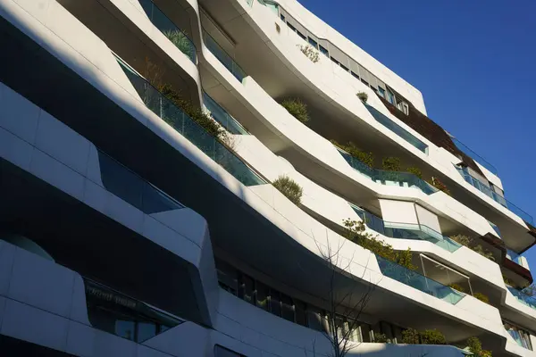 Milan Lombardy Italy Modern Citylife Park Residential Hadid Buildings — Stock Photo, Image