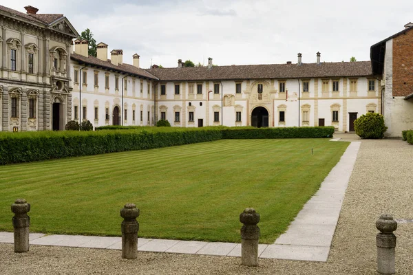 Certosa Pavia Buitenkant Van Historische Abdij Provincie Pavia Lombardije Italië — Stockfoto