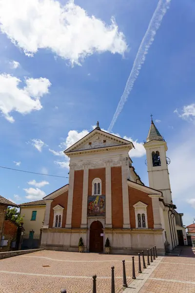 Sant Agata Fossili Provincie Alessandria Piemonte Italië Buitenkant Van Historische — Stockfoto