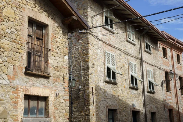 Volpedo Historické Město Kopcích Tortona Piemont Itálie Stará Ulice — Stock fotografie