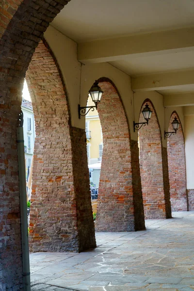 Nizza Monferrato Asti Province Piedmont Italy Piazza Martiri Alessandria Main — Stock Photo, Image