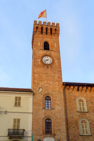 Nizza Monferrato Provincia Asti Piemonte Italia Piazza Martiri Alessandria Piazza — Foto Stock