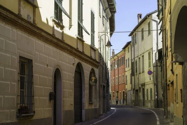 Rua Gavi Cidade Histórica Monferrato Província Alessandria Piemonte Itália — Fotografia de Stock