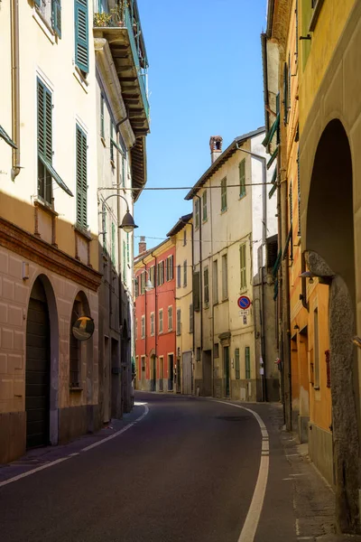 Calle Gavi Ciudad Histórica Monferrato Provincia Alessandria Piamonte Italia —  Fotos de Stock