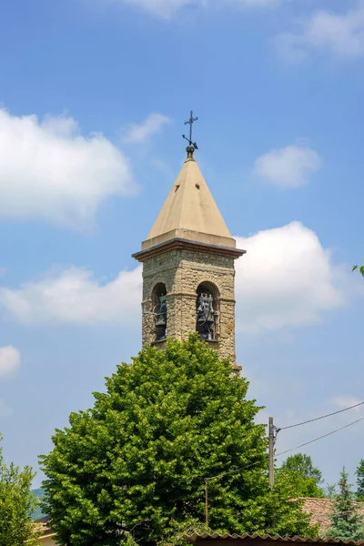 Pizzocorno Oltrepo Pavese Provinz Pavia Lombardei Italien Glockenturm Der Historischen — Stockfoto