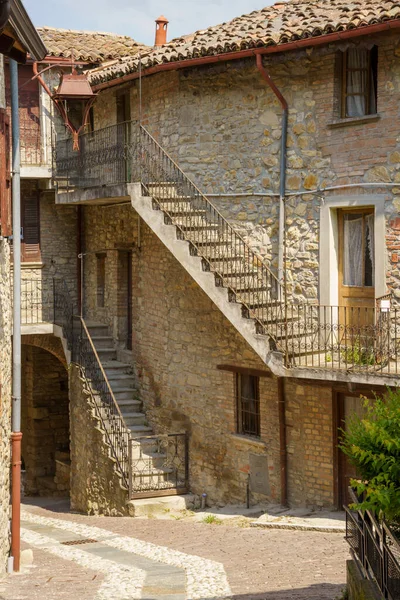 Zavattarello Provincia Pavía Lombardía Italia Pueblo Histórico Oltrepo Pavese —  Fotos de Stock