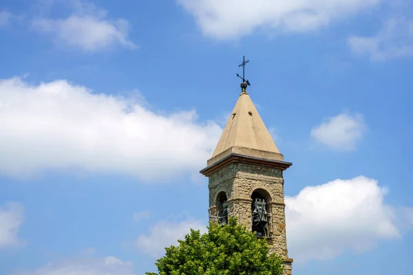 Pizzocorno Oltrepo Pavese Provinz Pavia Lombardei Italien Glockenturm Der Historischen — Stockfoto