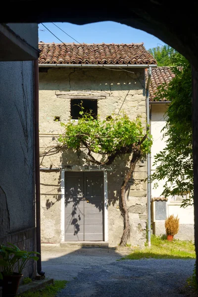 Maison Garbagna Ville Historique Dans Province Alessandria Piémont Italie — Photo