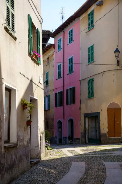 Calle Garbagna Ciudad Histórica Provincia Alessandria Piamonte Italia — Foto de Stock