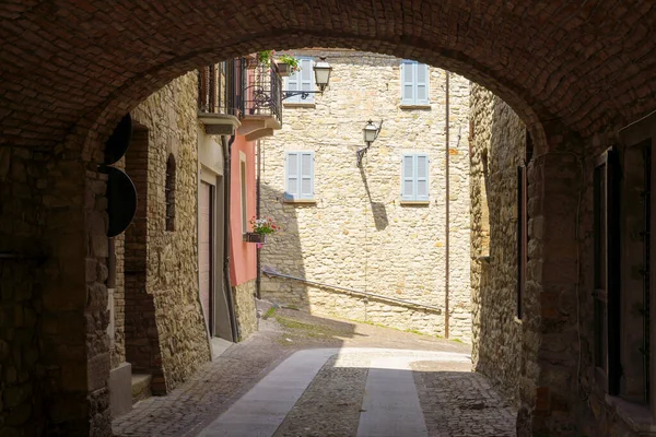 Zavattarello Provincie Pavia Lombardie Itálie Historická Vesnice Oltrepo Pavese — Stock fotografie