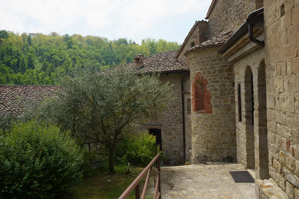 Opatství Eremo Sant Alberto Butrio Oltrepo Pavese Provincie Pavia Lombardie — Stock fotografie