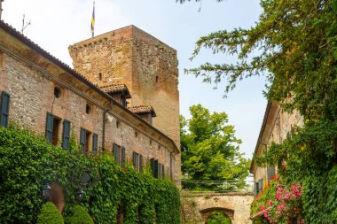 Rivalta Trebbia, Piacenza ili, Emilia-Romagna, İtalya: tarihi köy