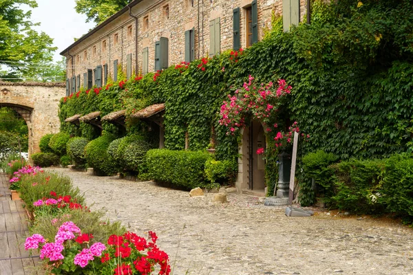 Rivalta Trebbia Prowincja Piacenza Emilia Romania Włochy Historyczna Wioska — Zdjęcie stockowe