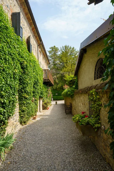 Rivalta Trebbia Provincia Piacenza Emilia Romaña Italia Pueblo Histórico —  Fotos de Stock