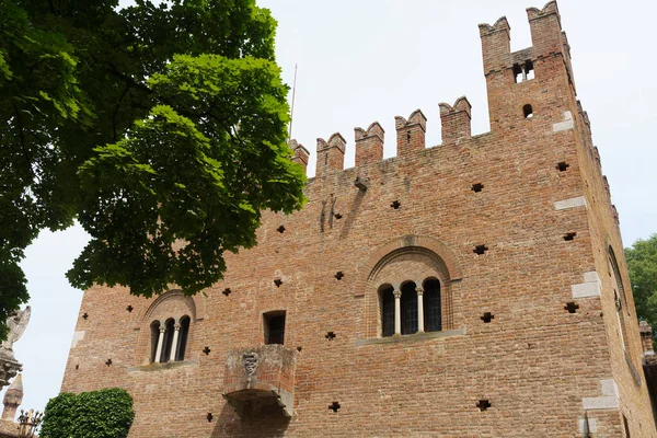 Grazzano Visconti Piacenza Provinsen Emilia Romagna Italien Historisk Medeltida Stil — Stockfoto