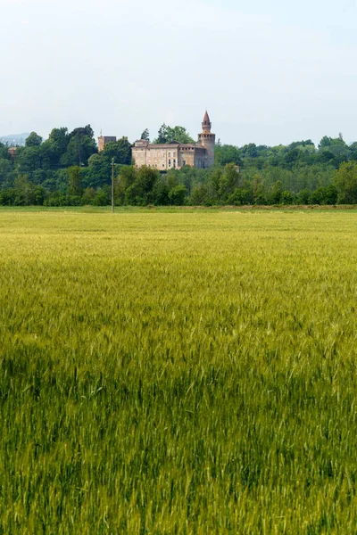 Rivalta Trebbia Piacenza Ili Emilia Romagna Talya Tarihi Köy — Stok fotoğraf