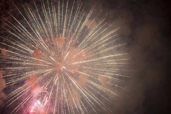 Vuurwerk in rapallo — Stockfoto