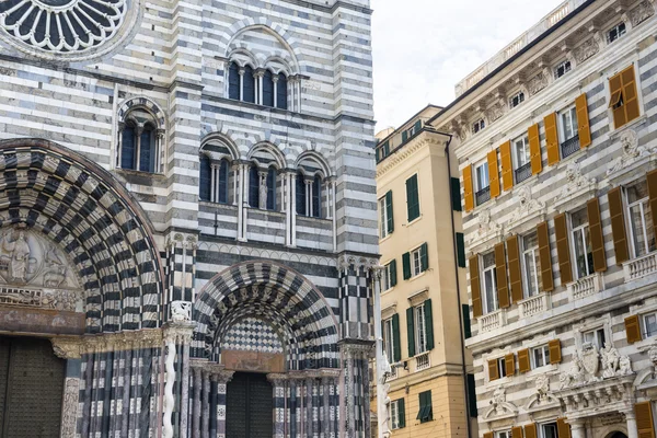 Genova (Italia), cattedrale — Foto Stock