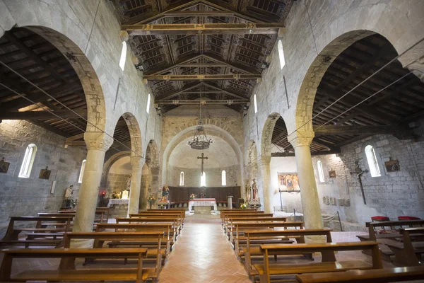 Codiponte (Toscana), igreja medieval — Fotografia de Stock