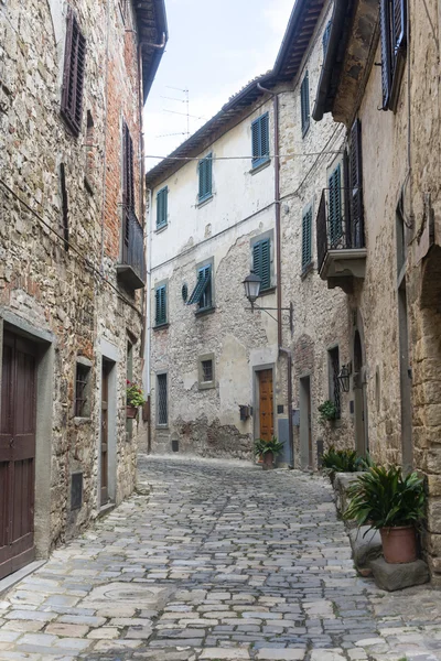 Montefioralle (chianti, Toskánsko) — Stock fotografie