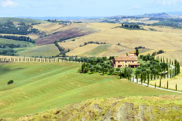 Crete senesi (Toskánsko, Itálie) — Stock fotografie