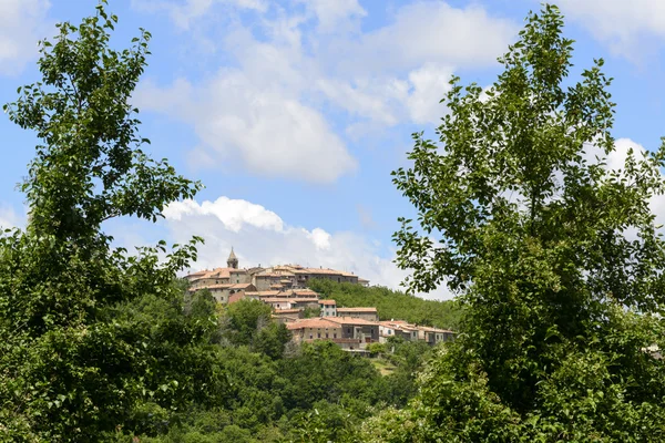 Monticello Amiata (Toscana, Itália) ) — Fotografia de Stock