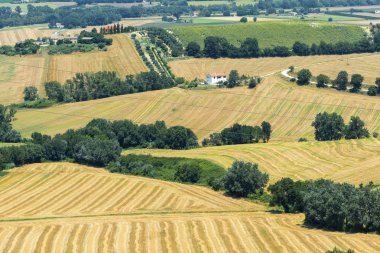 Yürüyüşleri (İtalya yaz peyzaj)