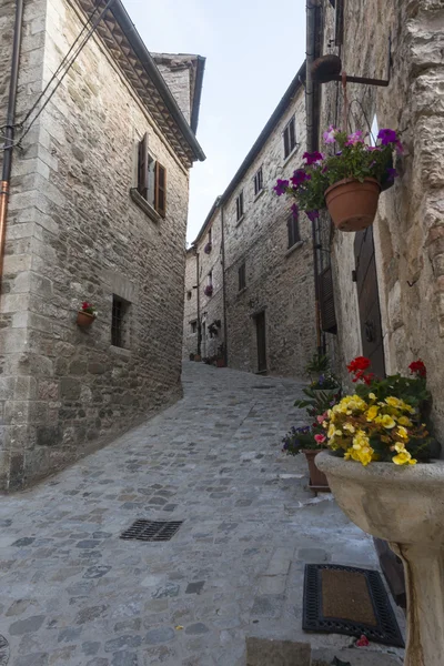 Piobbico (Marches), historisch dorp — Stockfoto