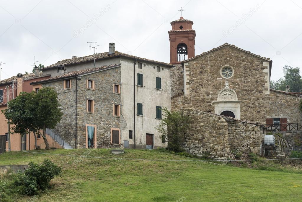 Montefeltro (Marches, Italy): village