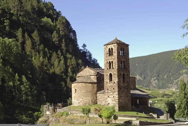 Sant Joan de Caselles (Andorra), oude kerk — Stockfoto