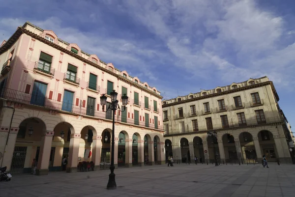 Huesca (Aragón), historische plein — Stockfoto